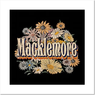 Macklemore Proud Name Personalized Retro Flowers Beautiful Posters and Art